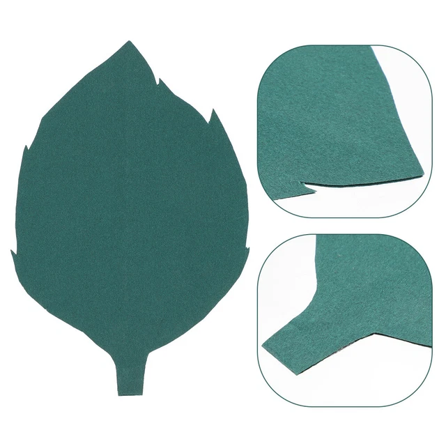 Green Leaf Wall Mural Decor Decorative Paper Flowers Leaves Artificial