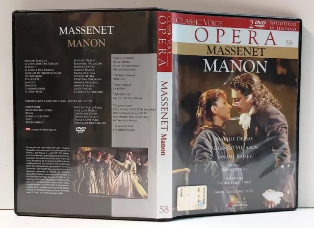 17869 DVD - Classic Voice Opera n. 58 - Manon - Jules Massenet