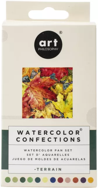 Prima Watercolor Confections Watercolor Pans 12/Pkg-Terrain 639785