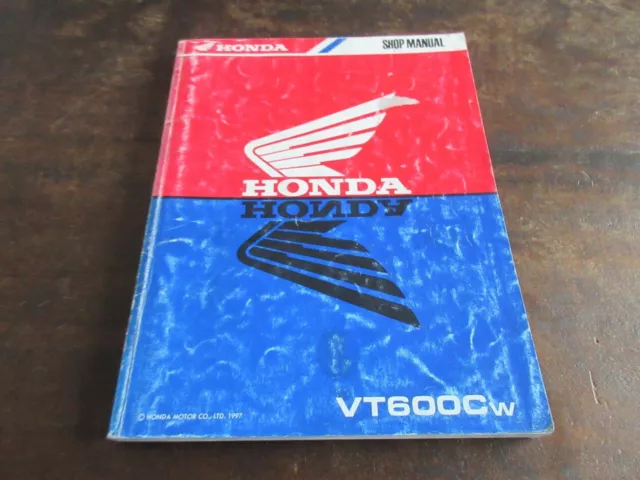 Honda VT600C 1997  OEM Shop manual Reparaturanleitung