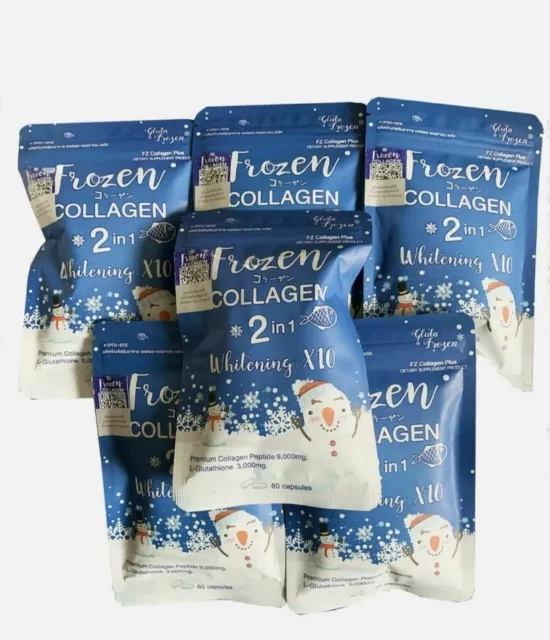 2x Frozen Collagen (60caps) Antioxidant/Whitening (120 capsules)