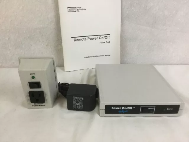 Used Server Technology Inc Model PP02 Remote Power On/Off + Aux