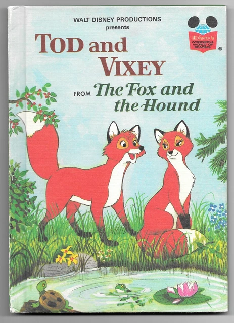 WALT DISNEY'S TOD and Vixey From Fox & The Hound 1981 Hardcover Book ...