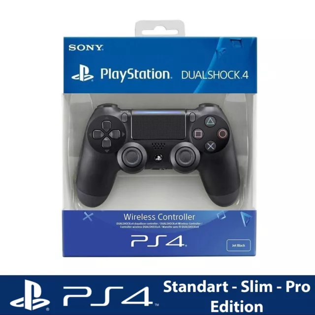 Original Sony Playstation DualShock 4 PS4 Wireless Controller - Schwarz