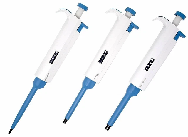 Variable Volume Micropipette 10ul - 100ul Free Shipping Worldwide Medico Pipette