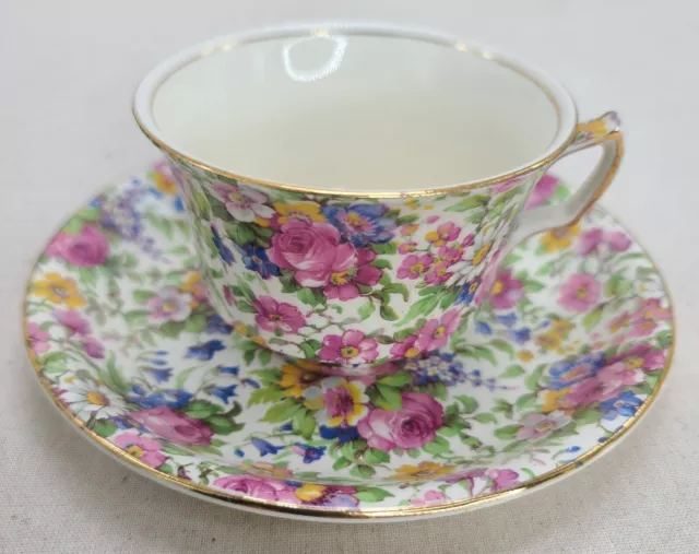 ANTIQUE WRIGHT TYNDALE VAN RODEN CHINTZ CUP ROYAL WINTON GRIMWADES Trent