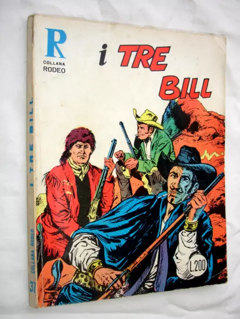 *Collana Rodeo N 37- I Tre Bill- Originale Con Inserto Zagor - 1970 - Qs Ottimo*