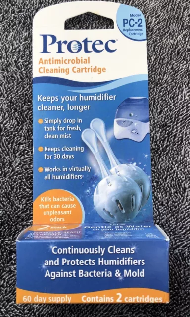 Protec Antimicrobial Cleaning Humidifier Replacement Cartridge (One) Model PC-2