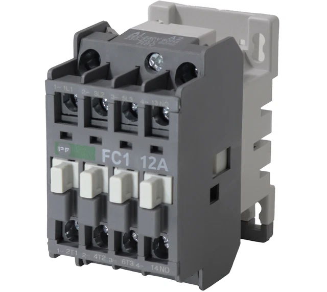 Leistungsschütz / Magnetschütz – 12A, 5,5kW, Spule 230V/400V, Für Elektroinstallation