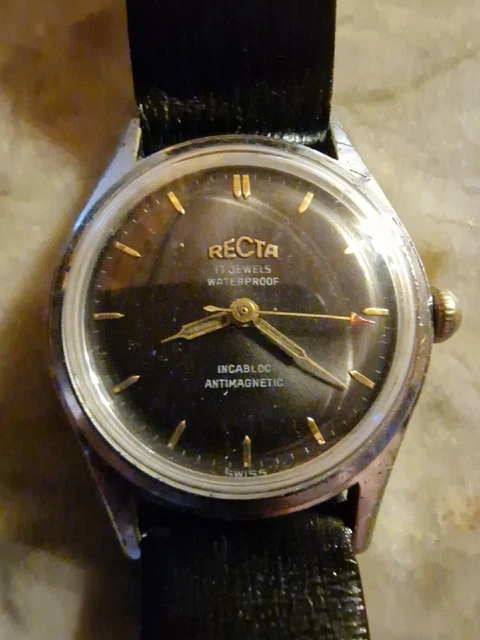 Montre Mécanique Ancienne PRECIA 15 Rubis – Modèle Homme Vintage, Occasion