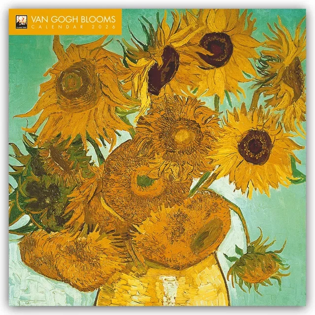 VINCENT VAN GOGH - Blüten 2026 - Original Flame Tree Publishing