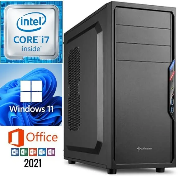 Windows 11 Business PC Intel i7 4x 3.80GHz 32GB RAM 1TB SSD Computer Office