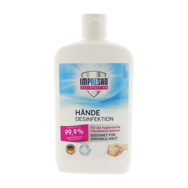 1er Pack Impresan Hände Desinfektion flüssig 150ml Desinfektionsmittel Viren