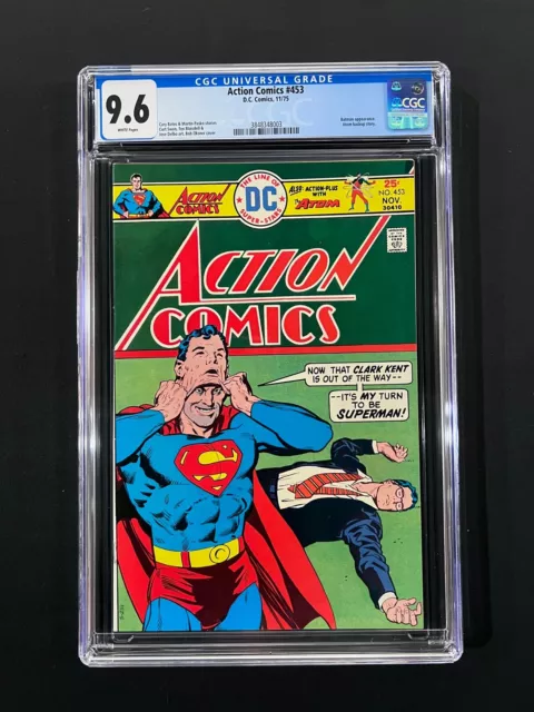 Action Comics #453 CGC 9.6 (1975) - Superman & Batman app