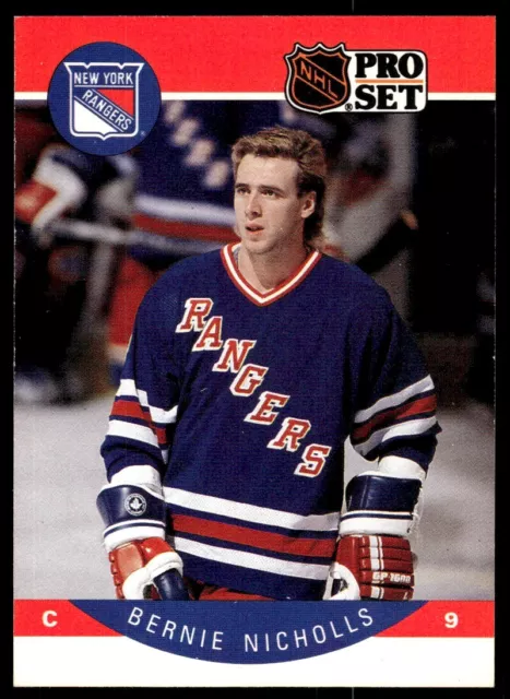 BERNIE NICHOLLS New York Rangers 1990 CCM Vintage Throwback NHL Hockey  Jersey - Custom Throwback Jerseys