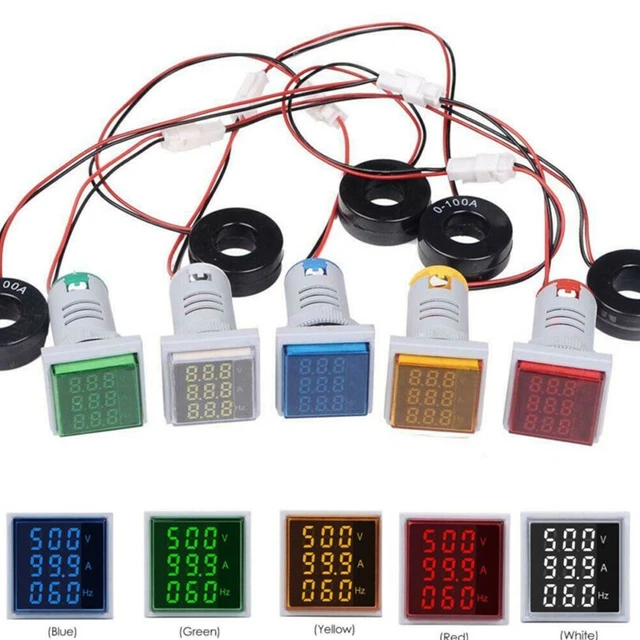 Voltmetro Ammeter Tester Metro Stampa Circuiti Tensione Corrente Indicazione