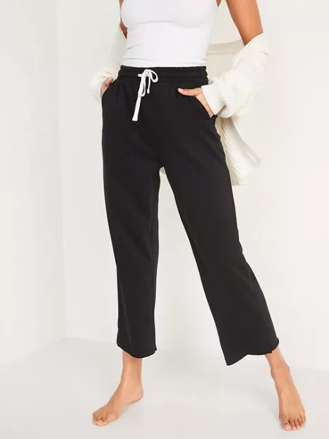 Old Navy Women High Waisted Straight Ankle Sweatpants #ONW-512