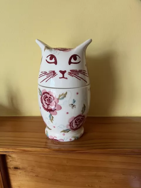 Emma Bridgewater Rose And Bee Large Cat Jar