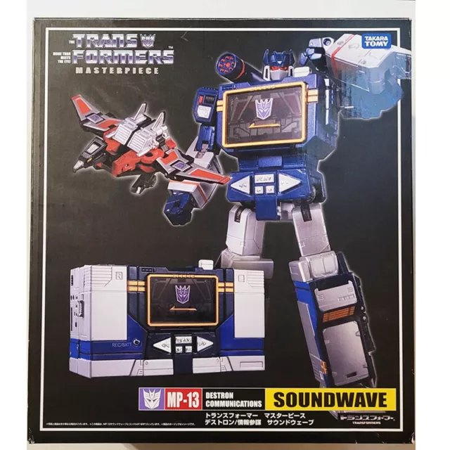 Takara Tomy Transformers Soundwave MP13 10" Robot Car Masterpiece Figure Japan