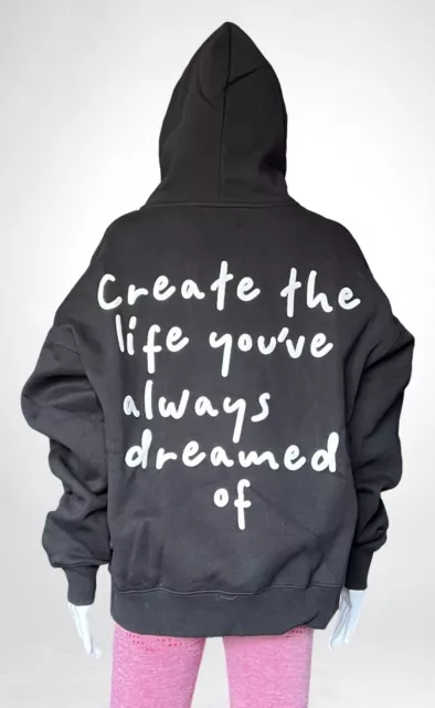 Hi Quality Pullover Hoodie - Black - “Create the life you've always dreamed of!”