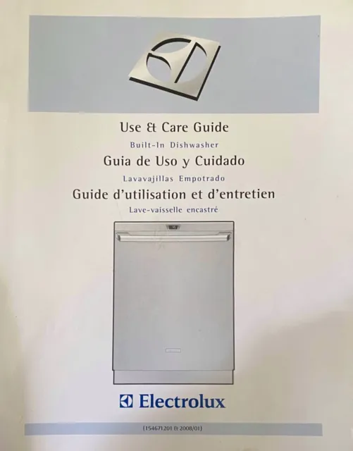 Soin Et Usage Guide Manuel : Electrolux Encastré Lave-Vaisselle