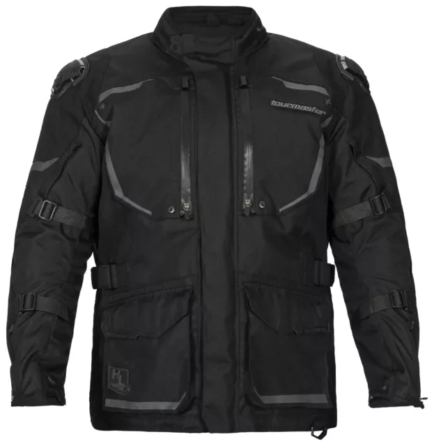 Tourmaster The Trek Mens Adventure Touring Motorcycle Jacket Black XL Tall