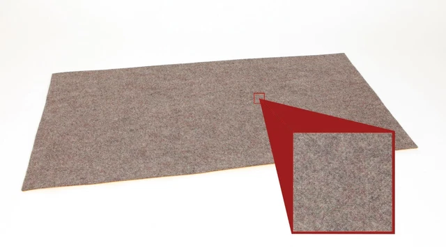 2,2 qm Nadelfilz, Filz, 4,5 mm stark, bunt meliert, Auslaufware, selbstklebend