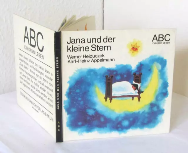 ALT! - Jana und der kleine Stern - Heiduczek, MÄRCHEN ABC Bilderbuch, DDR 1988