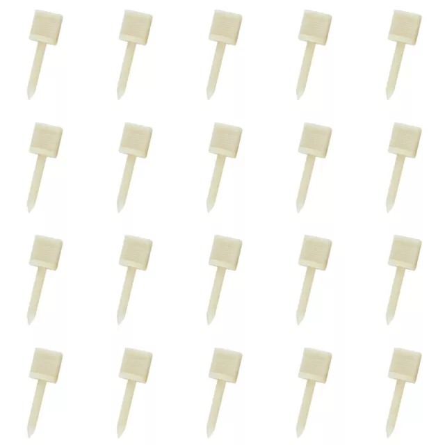 20 Pcs White Nylon Archery Target Training Poles for Soccer