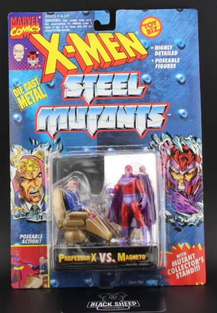 1994 TOYBIZ MARVEL X-MEN STEEL MUTANTS Professor X vs. Magneto Die Cast
