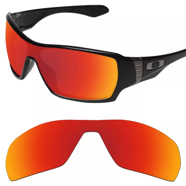 Tintart Replacement Lenses for-Oakley Offshoot Sunglasses Fire Red (STD)