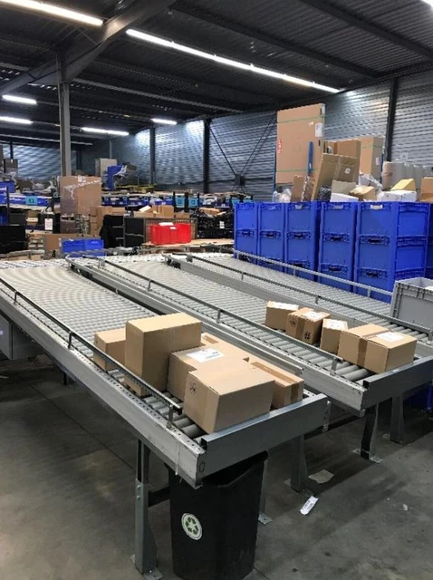 Convoyeur à rouleaux Savoye/Prodex 17ml automatique-conditionnement, expédition