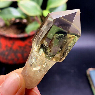 26G  Natural Citrine cluster mineral specimen quartz crystal healing