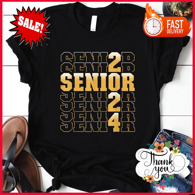 SENIOR 2024 GRADUATION My Last First Day Of Class Of 2024 TShirt all