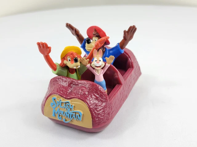 DISNEY PARKS SPLASH MOUNTAIN RIDE Pullback Toy Vehicle Rabbit, Bear ...
