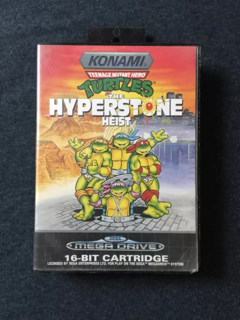 Turtles The Hyperstone Heist Sega Mega Drive Megadrive Pal Usato Completo