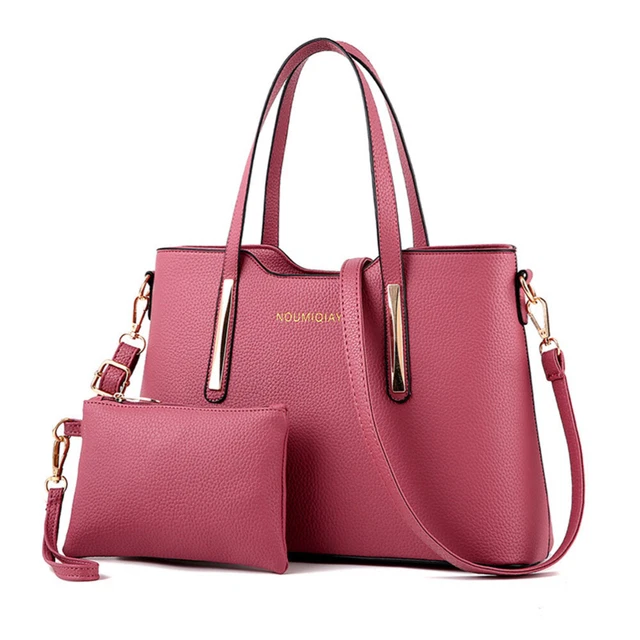 2 Pcs Sac À Bandoulière Pour Femme En Cuir Fourre-tout Positionner Aux Femmes