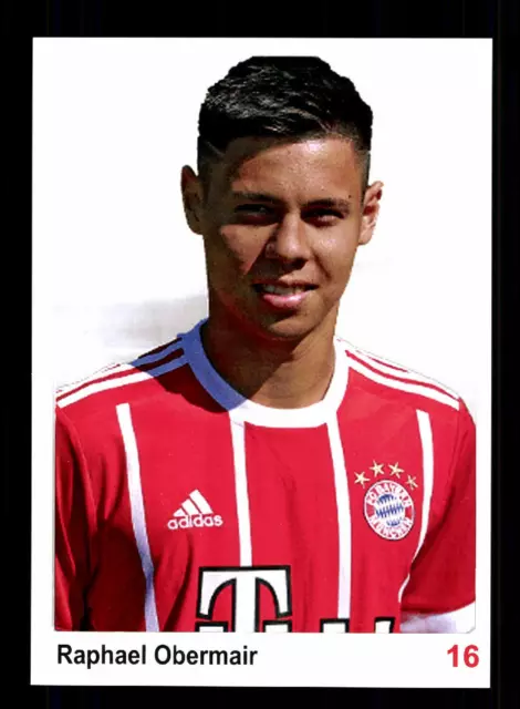 Raphael Obermair Autogrammkarte Bayern München II 2017-18