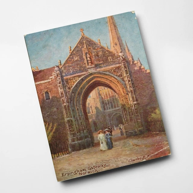 A3 DRUCK - Vintage Norfolk - Erpingham Gateway, Norwich