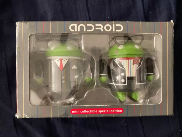 GOOGLE 2013 Executive Summit ANDROID Mini Collectible Special Edition Figure Set