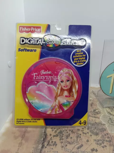 NEW - Fisher-Price: Digital Arts & Crafts Studio Barbie Fairytopia CD Rom  Craft