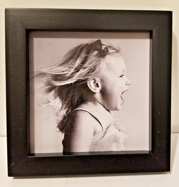 4x4 Black Square Picture Photo Frame For Wall Hang Or Table Top