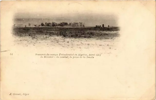 CPA AK Geiser 51 Le Kreider - The fight the capture of the Smala. ALGERIA (769694)