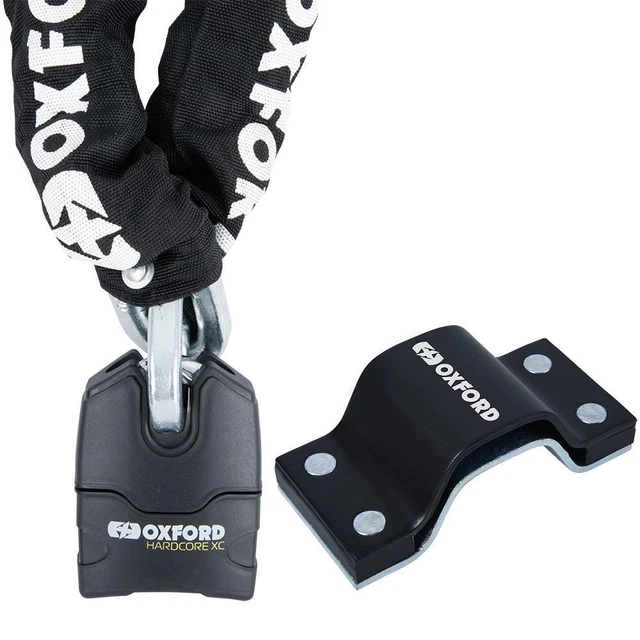 Pacchetto di ancoraggio Oxford Motorcycle Hardcore XC13 Chain 2M & Oxford Anchor Force