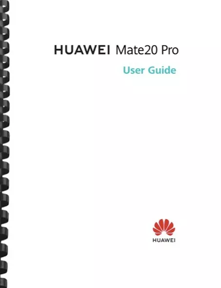 Huawei Mate 20 Pro Lite Cell Phone USER GUIDE OWNER'S MANUAL