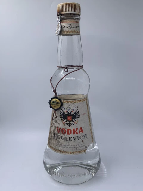 Vodka Keglevich Stocks Spa Trieste Sigillo Metallico Stella Anni 50s Lt 0,75 40%