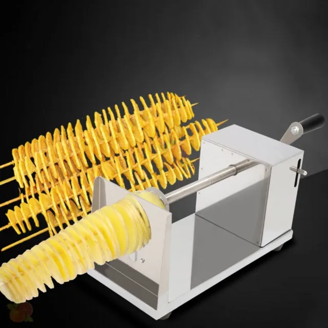 Machine à couper les Chips en spirale, manuel, en acier inoxydable