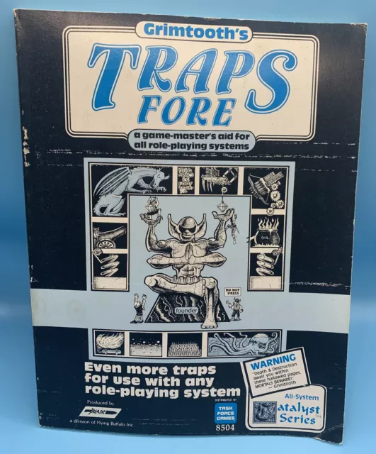 RPG Grimtooth's Traps Fore 8504 Advanced Dungeons Dragons Adventure Module D&D