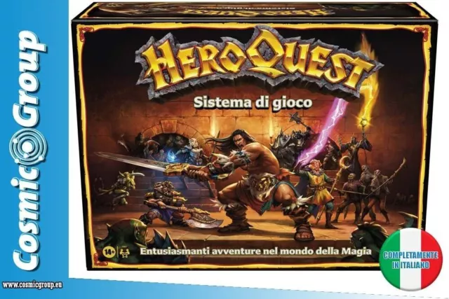 Jeu de société Heroquest Hasbro édition italienne