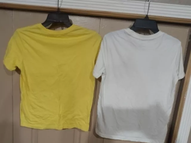 Old Navy 1 Set Of 2 Boy's Multicolored Short Sleeve T-Shirts Size L 10-12 2